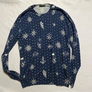 Alexander McQueen Blue Nautical Pullover Sweater Large